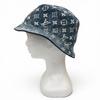 Excellent LOUIS VUITTON hat Monogram Bob Denim Hat Indigo blue Women S M77433 Used