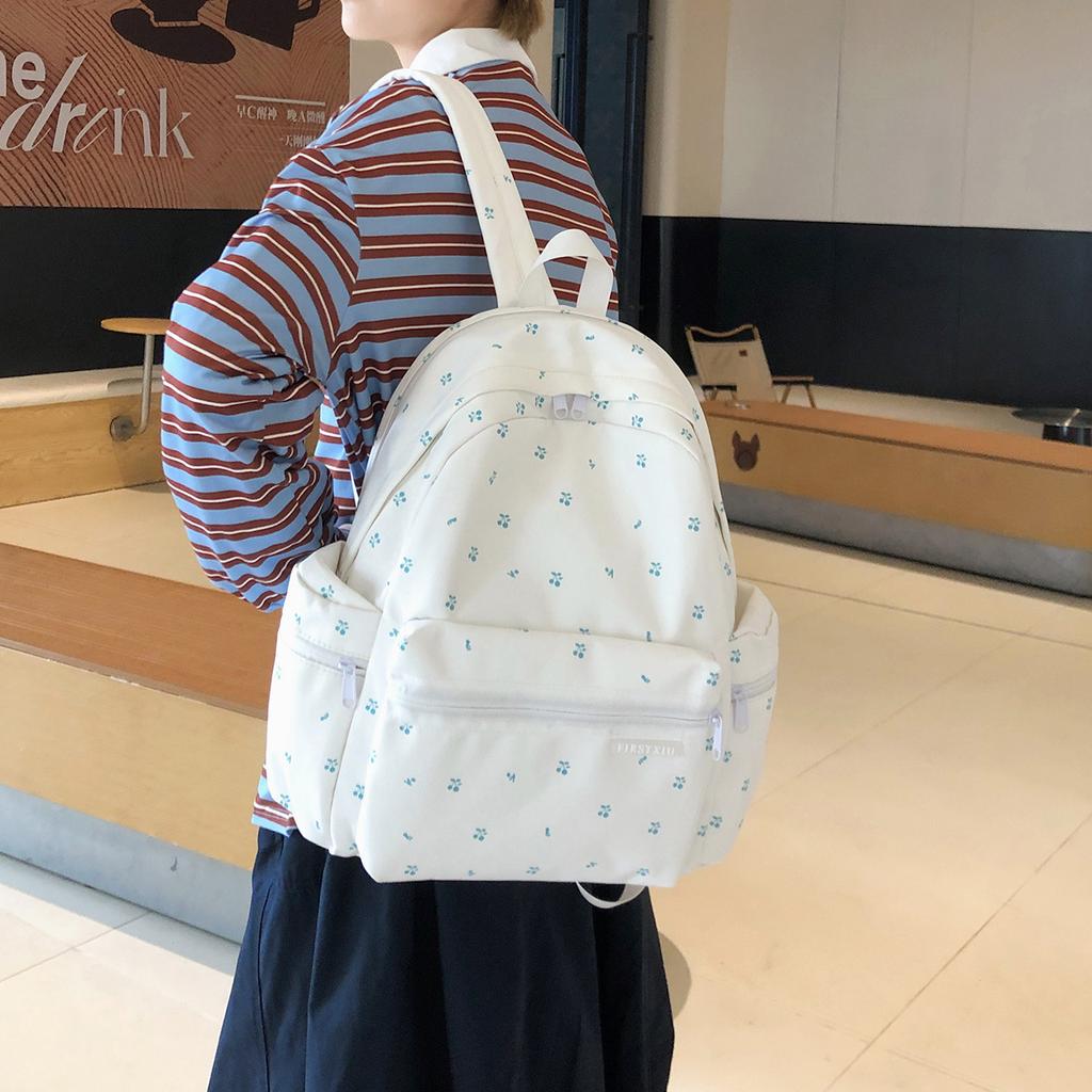 Schoolbag new 1011 Korean ins high value sweet backpack junior high school schoolbag girls lightweight small backpack