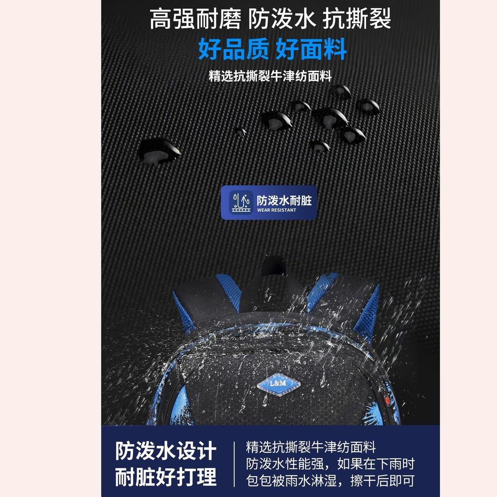 Back Protection and Load-reducing Backpack School Backpack Large Capacity Junior High School Student Elementary School Student School Bag