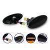 1 Pair LED Dynamic Side Marker Lights Turn Signal Lights Sequential Blinker Lights Canbus