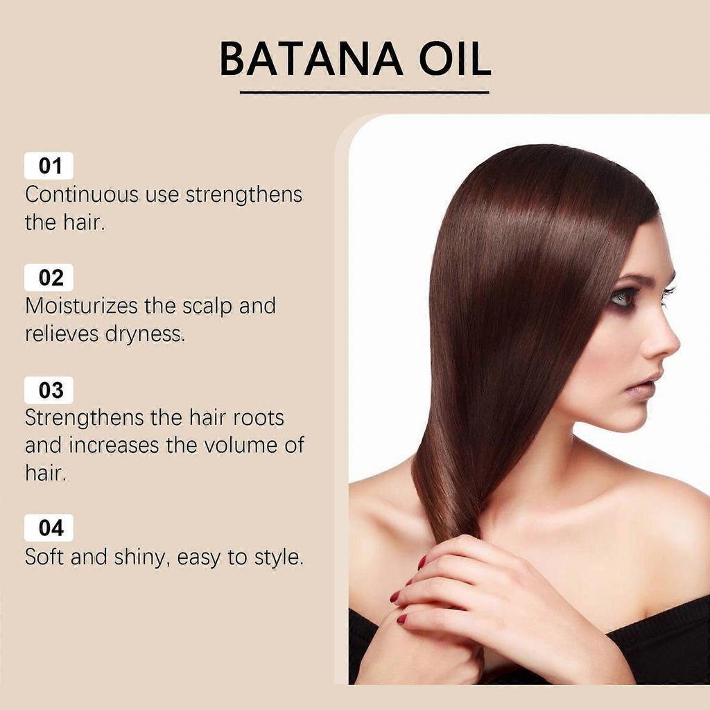 Hoegoa Batana Hair Essential Oil Softens And Brightens Hair Strands, Nourishes Hair, And Gently Massages To Care For The Scalp