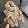2023 Women's Winter Imitation Cashmere Scarf - Korean Style Cashew Pattern Warm Shawl and Neck Warmer