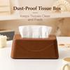 Large Capacity Tissue Box Holder Built-in Spring Facial Tissue Box Tissue Box Cover  fo Homestay
