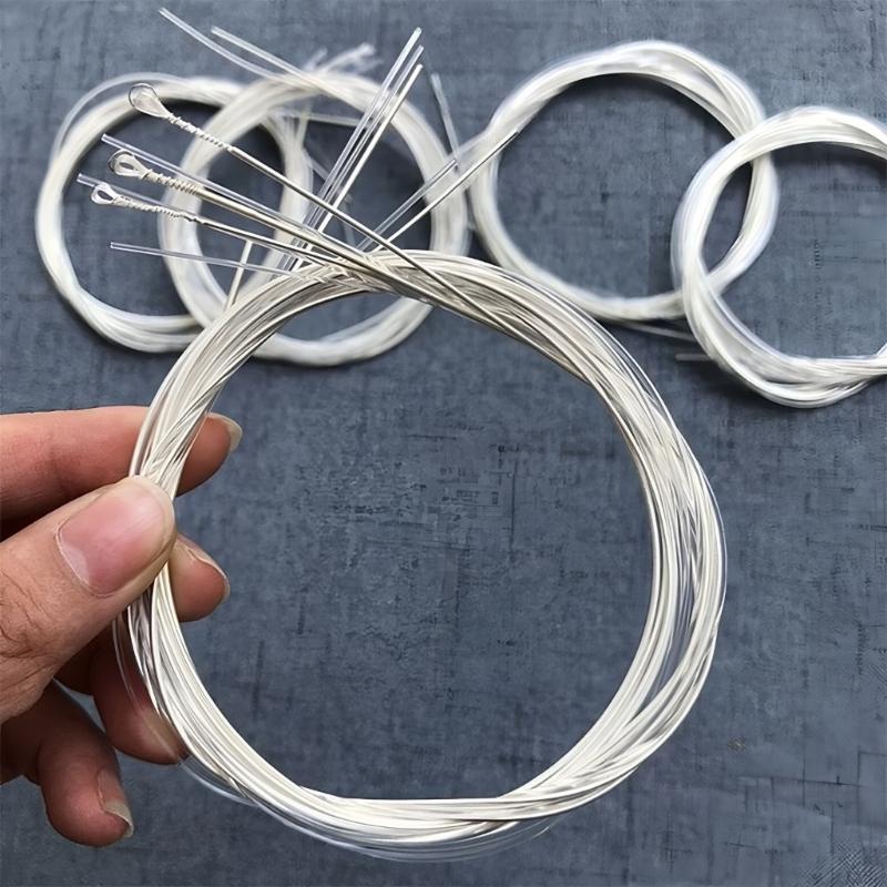 Premium Classical Comfortable Nylon Guitar Strings 2 Pieces Pack with Handy String Replacement String Maintenance Tool