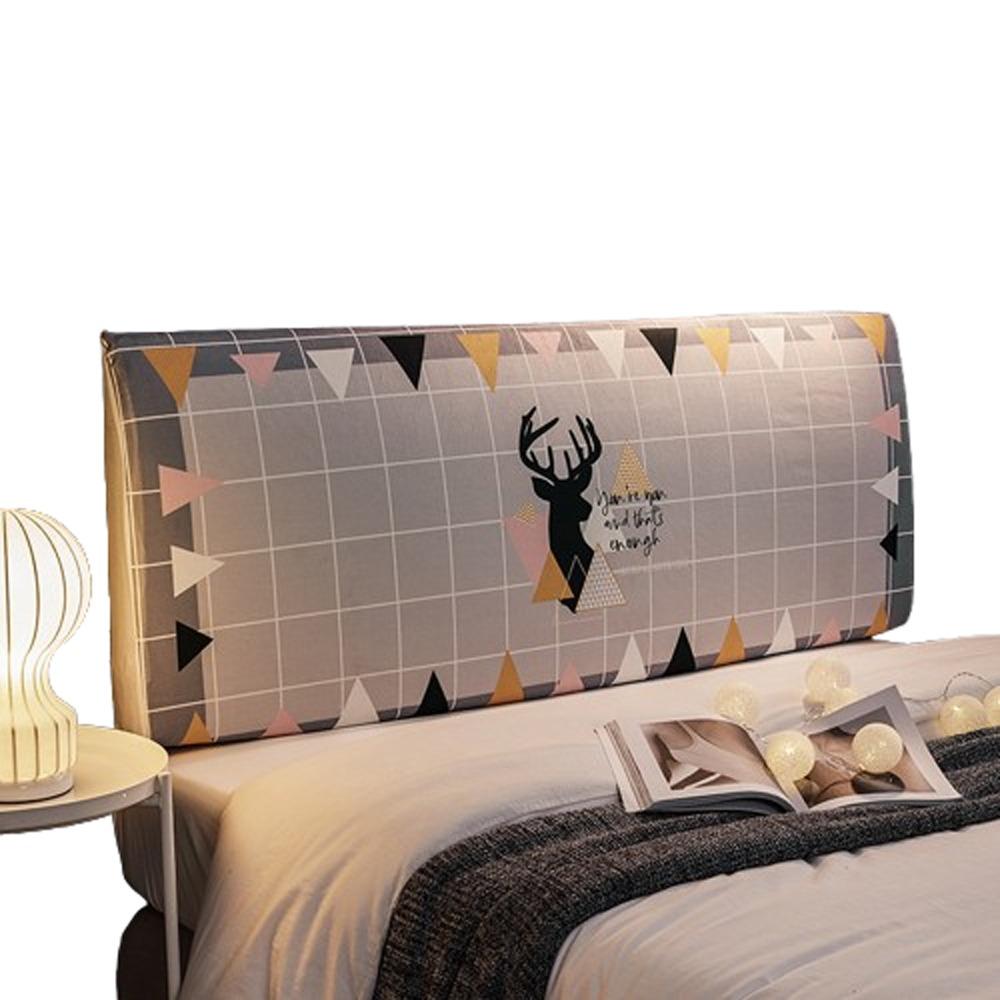All-inclusive Headboard Cover Elastic Bedside Cover Washable Protective Cover  Home Room Decor