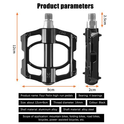 Pedais de Mountain Bike Pedais Rolamentos de Liga de Alumínio Pedais, Bicicletas Acessórios para Bicicleta de Estrada