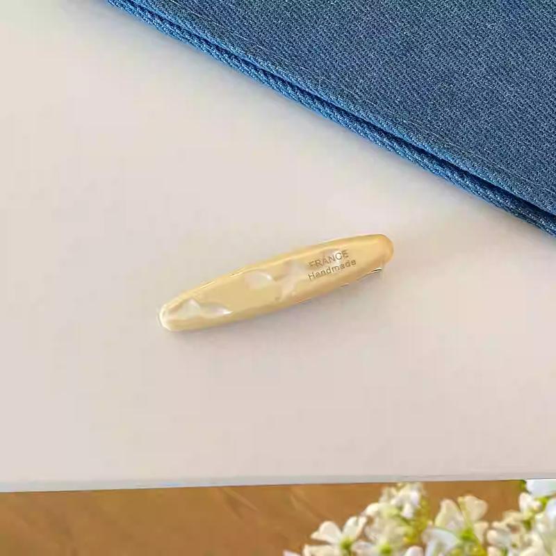 Handmade Acetate Duckbill Hair Clips Korean Style Vintage Minimalist Side Bang Clips Premium Summer Accessories For Women
