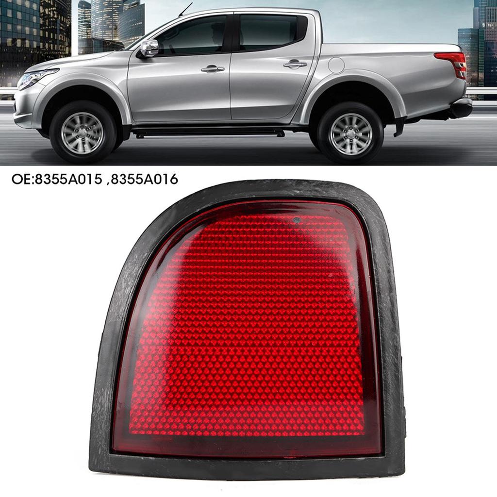 Kit Reflector Spate Mașină Reflector Spate Stângă Bară de Protecție Potrivit pentru MITSUBISHI TRITON L200 8355A015