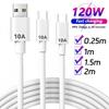 USB TypeC Charging Cable 10A Super Fast USB A To C and Type C To C Cable for Android IPhone Data Transfer Data Transfer Cord