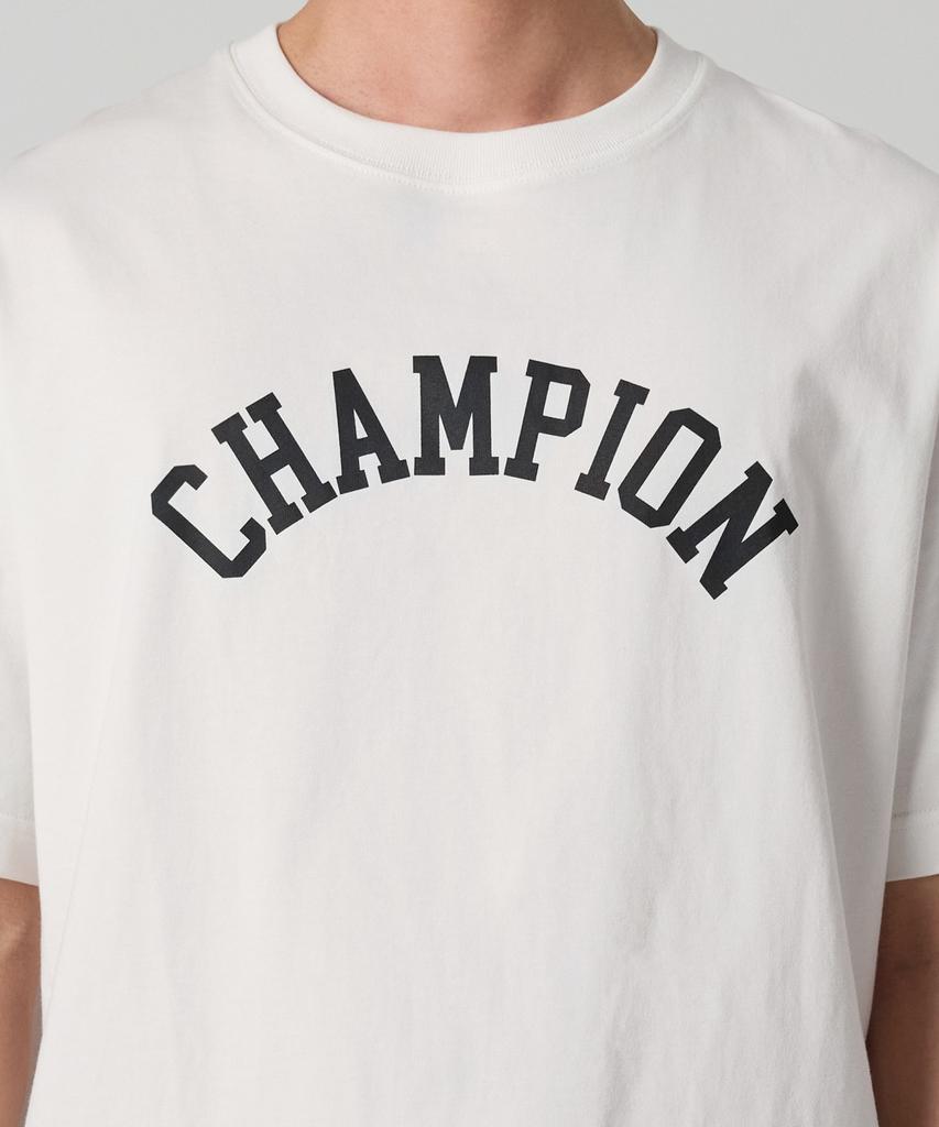 Champion T-shirt con logo ad arco Bianca