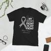 Der Kampf meiner Schwester ist mein Kampf Familien-Gehirnkrebs-Aufklärung Unisex T-Shirt