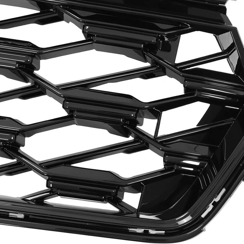 Front Bumper Upper Hood Grille Assembly Radiator Assembly Accessories Compatible With Honda CRV CR-V Sport Hybrid 2023 2024 Heat