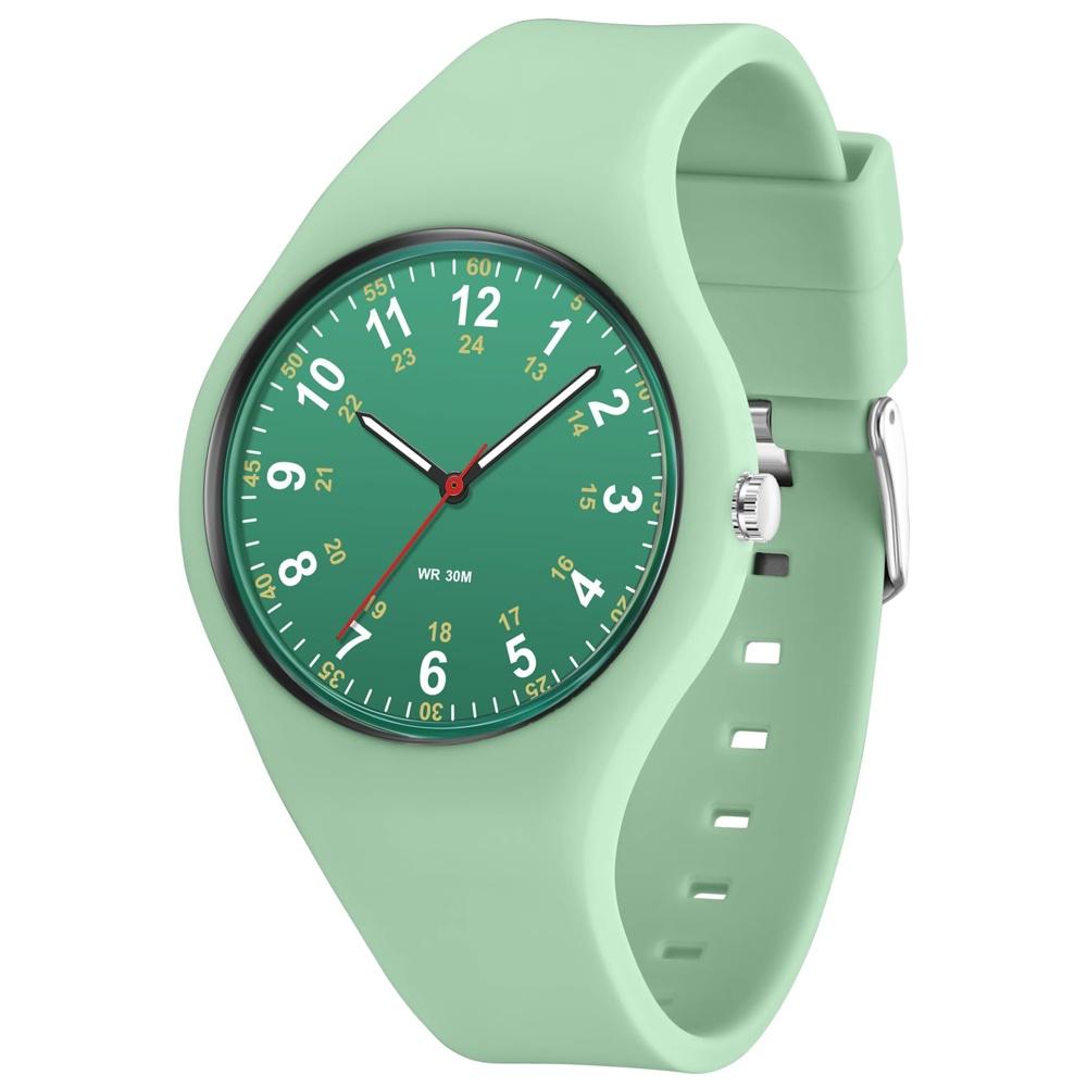 

Women s Watch, Nurse Quiet, Waterproof, Educational Easy to Read, Silicone Band, Soft, Suitable for Hand Washing
