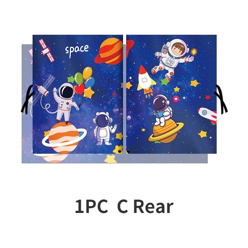 

1 шт. двухслойный магнитный солнцезащитный козырек на боковое окно автомобиля, солнцезащитный крем, теплоизоляционные шторы, жалюзи с мультяшным узором, крышка от солнца C Rear