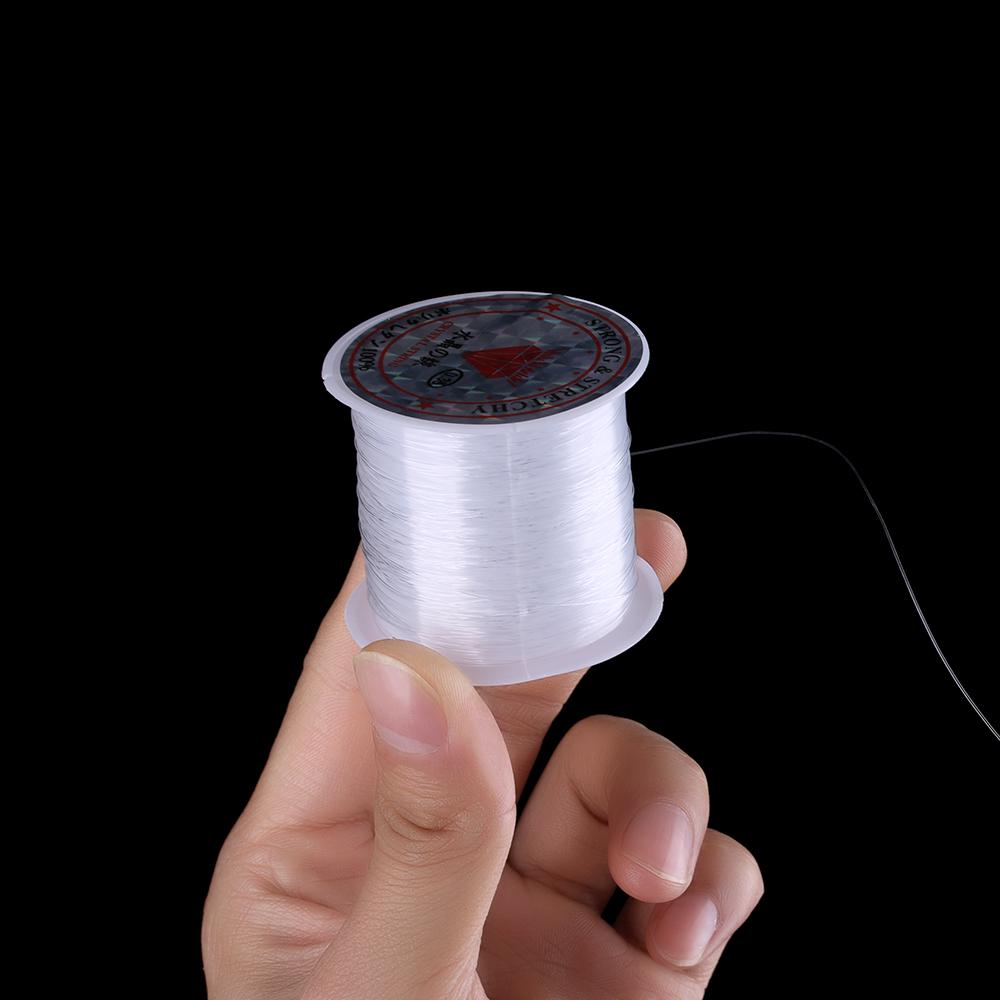 155-22meter 0.2-0.6mm Transparent Non-Stretch Strong Fish Line Beading Crystal Rope Nylon Wire String For Jewelry Making Finding
