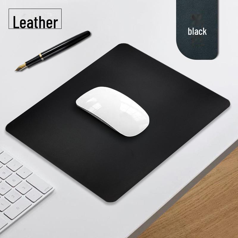 High-Quality White PU Leather Mouse Pad: Dirt-Resistant, Printable, and Round Design