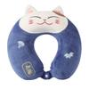 Cartoon U-Shaped Pillow Memory Foam Pillow Core Neck-Protecting Pillow for Airplane Car Travel Portable Office U-Shaped Pillow