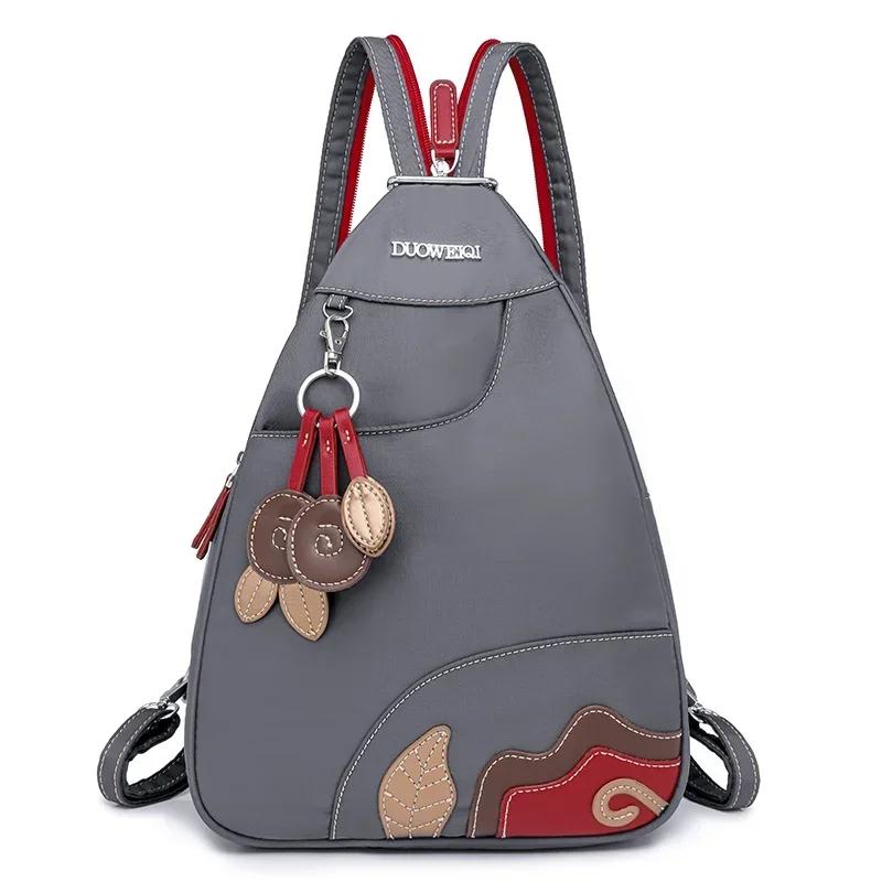 Casual Solid Nylon Designer Style Backpacks for Women 2026 High Quality Simple Versatile Commute Hot Trendy Sweet School Bags