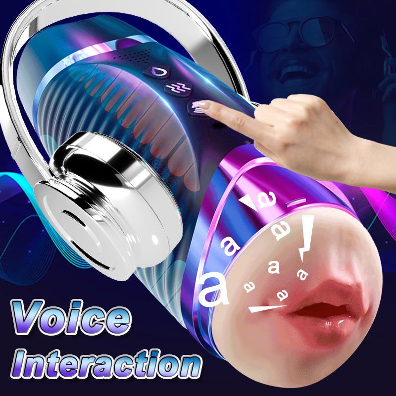 Автоматический мастурбатор для мужчин, мягкий рот, минет, присоска, вагинальный согревающий мужской мастурбатор, инструменты для взрослых, 18 секс-игрушек