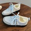 Fashion 2025 Spring Summer Thick Bottom Training Shoes New Retro Mixed Color Students Sneakers Casual Concise Soft Soled Sports Shoes