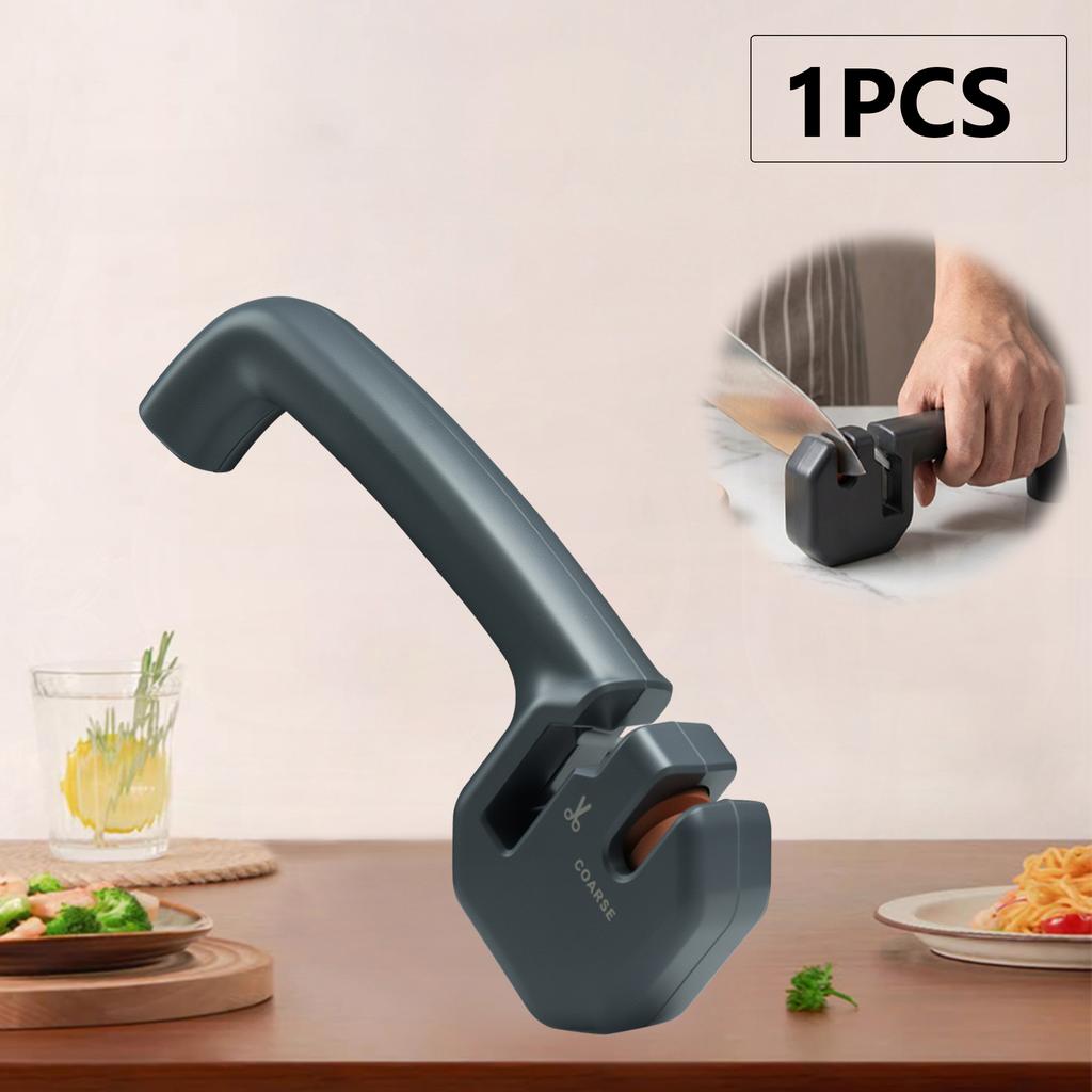 Kitchen Handheld Knife Sharpener 2 In 1 Quick Knife Scissor Sharpening Tool To Repair Restore Polish Blades Knife Sharpening