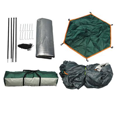 Outdoor Tent Oxford Cloth Portable Foldable Automatic Instant Setup Rainproof Hex Sun Shade Tent