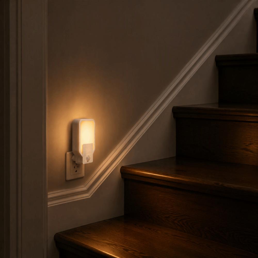 Red Light Motion Sensor Night Lights US/UK/EU Wireless Wall Lamp for Bathroom Bedroom Living Room