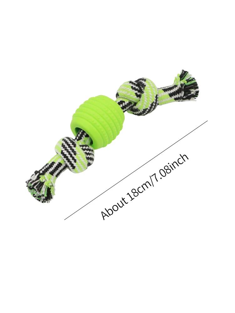 Pet Supplies Pet Dog Toy Cotton Rope Double Knot Ball Bite Resistant Tooth Cleaning Toy Ball