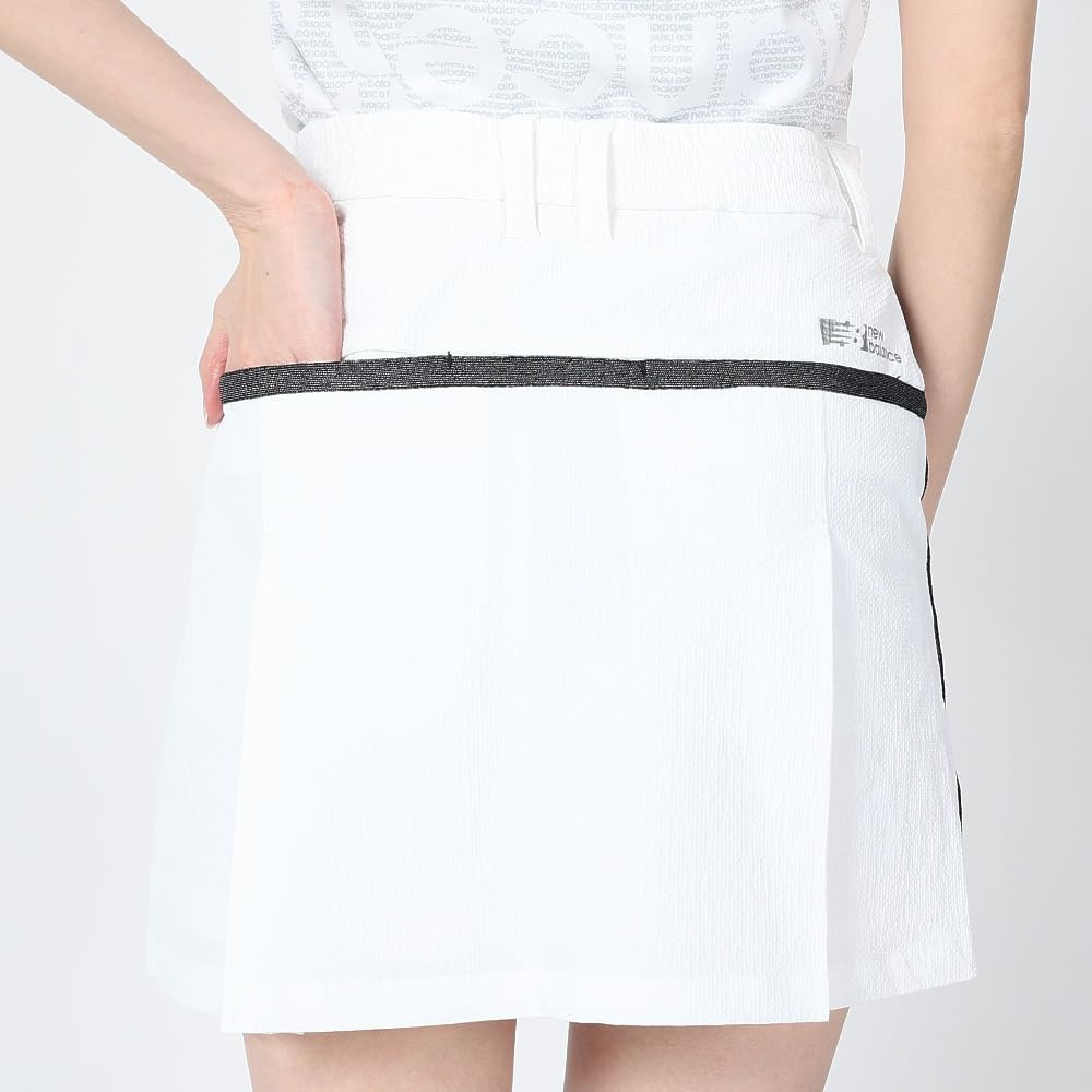 Skirt Cool to the Total Length Golf 2 [New Balance] Women's (COOLEXT touch, Stretchy, 40.0cm) / / 012-3134502 030_White [L]