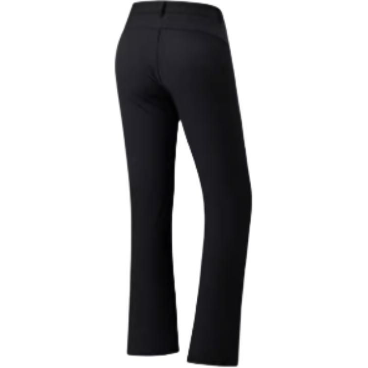Anta Training Series Casual Simple Solid Color Slim Fit Knitted Sports Pants Women Bottoms Black 162527514-2