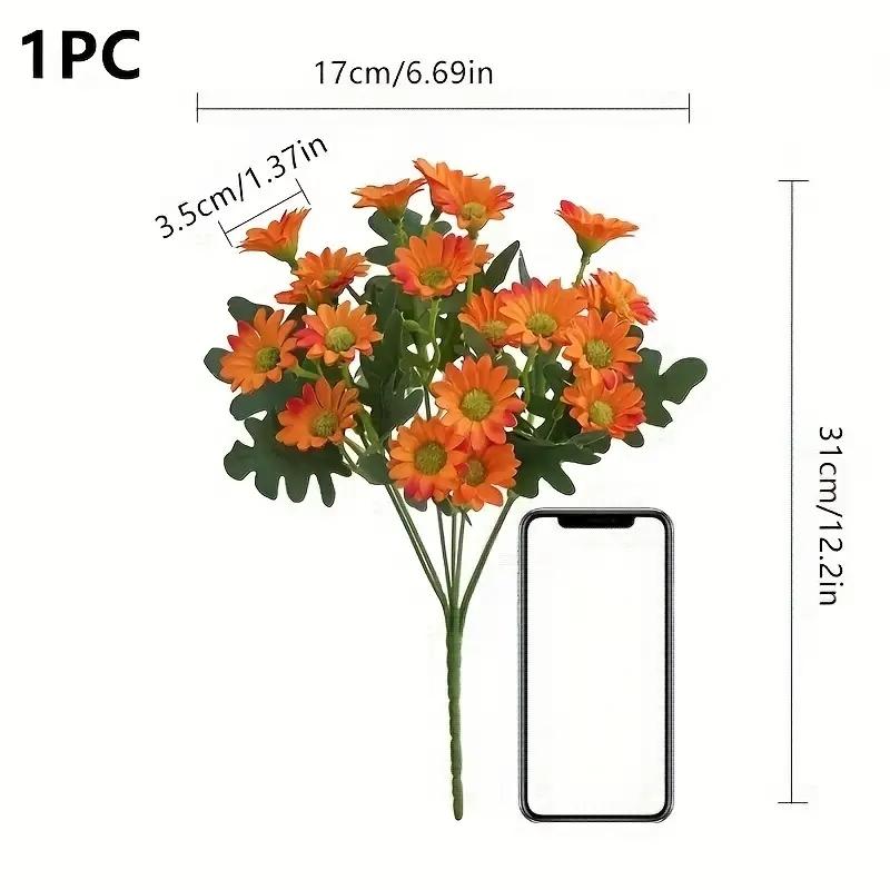 DIY Artificial Bouquet Sunflowers, Daisies, Chrysanthemums, Wedding Home Decoration