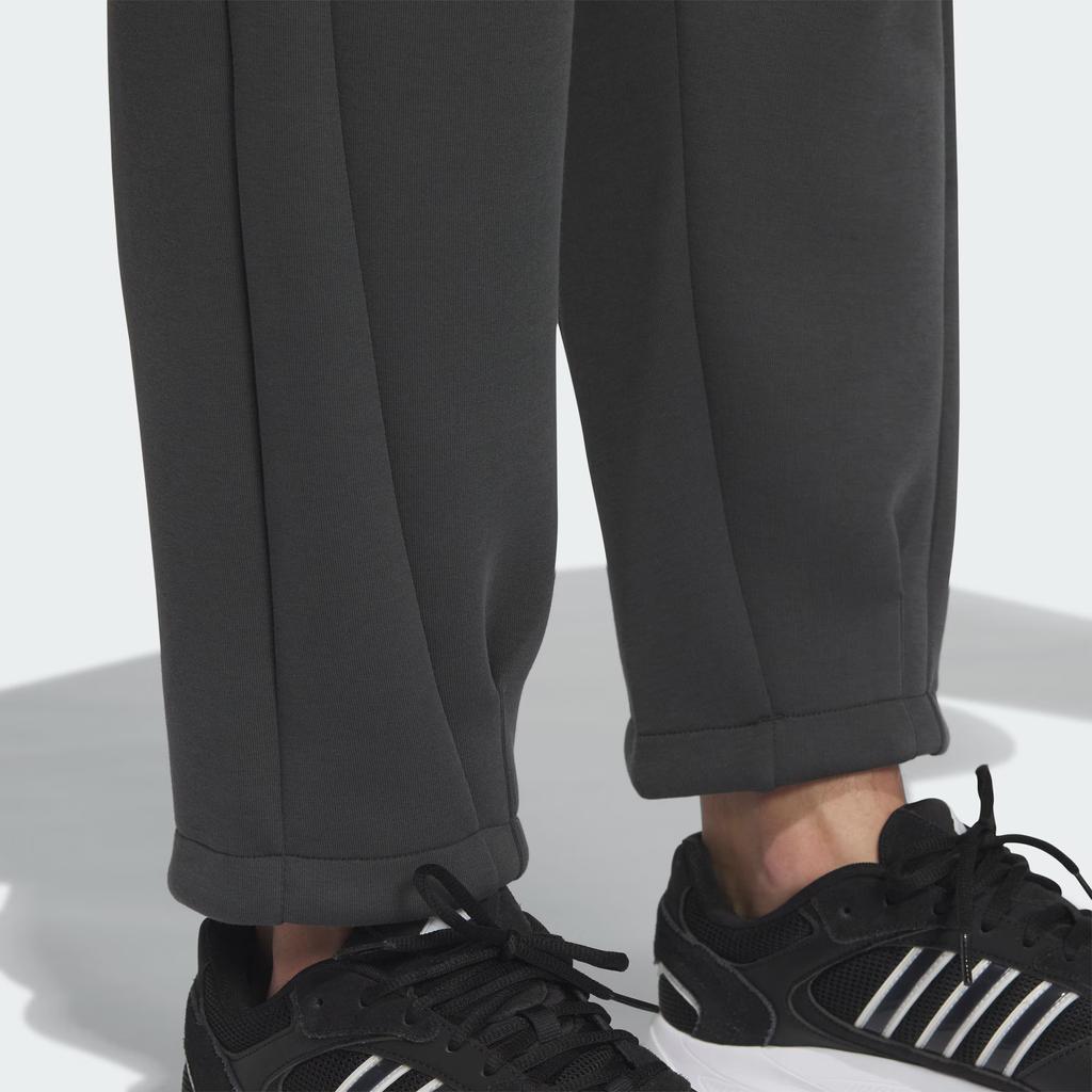 Adidas FW24 FUSTL P KN PT3 Solid Color Fashion Lace-Up Sports Comfortable Casual Pants Men Bottoms Carbon-Black JM6179
