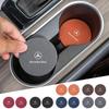 EJG4 Car Coaster Water Cup Holder Anti-Slip Pad Suede Accessories for Mercedes Benz W212 W204 W211W168 W213 W205 W210 W108 W124