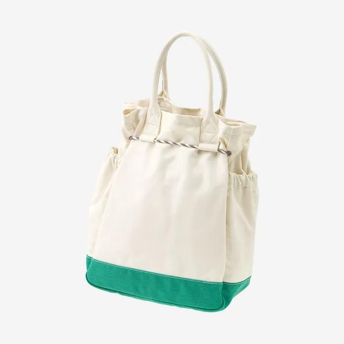 PLATE CANVAS BAG GREEN