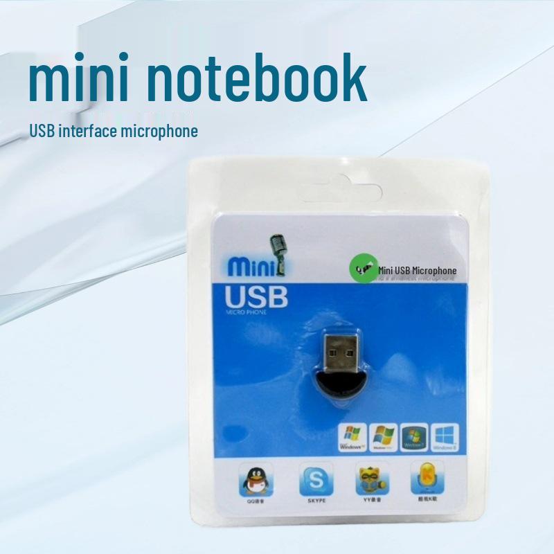 Wireless Mini USB Microphone for Desktop and Laptop Voice Recording