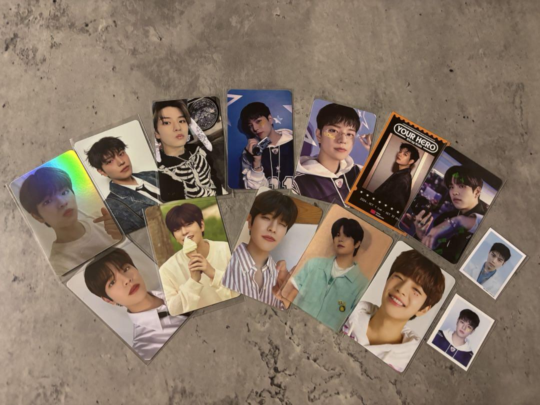 

[USED] Stray Kids Seungmin trading cards, ID photos, 14-piece set