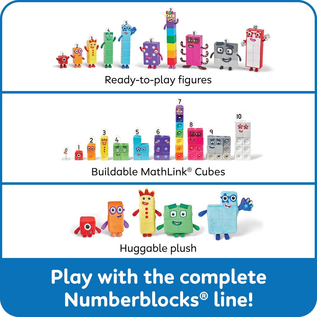 Numberblocks Numberblocks Friends 11 12 Character Figures 3 Pieces 96924 Authentic &