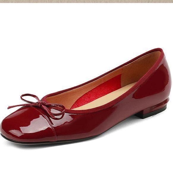 Retro Hong Kong stijl Mary Jane damesschoenen zomer nieuwe ballet ronde neus enkele schoenen dames platte oma schoenen