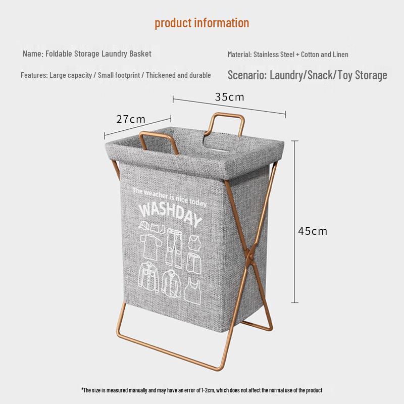 Foldable Laundry & Storage Basket
