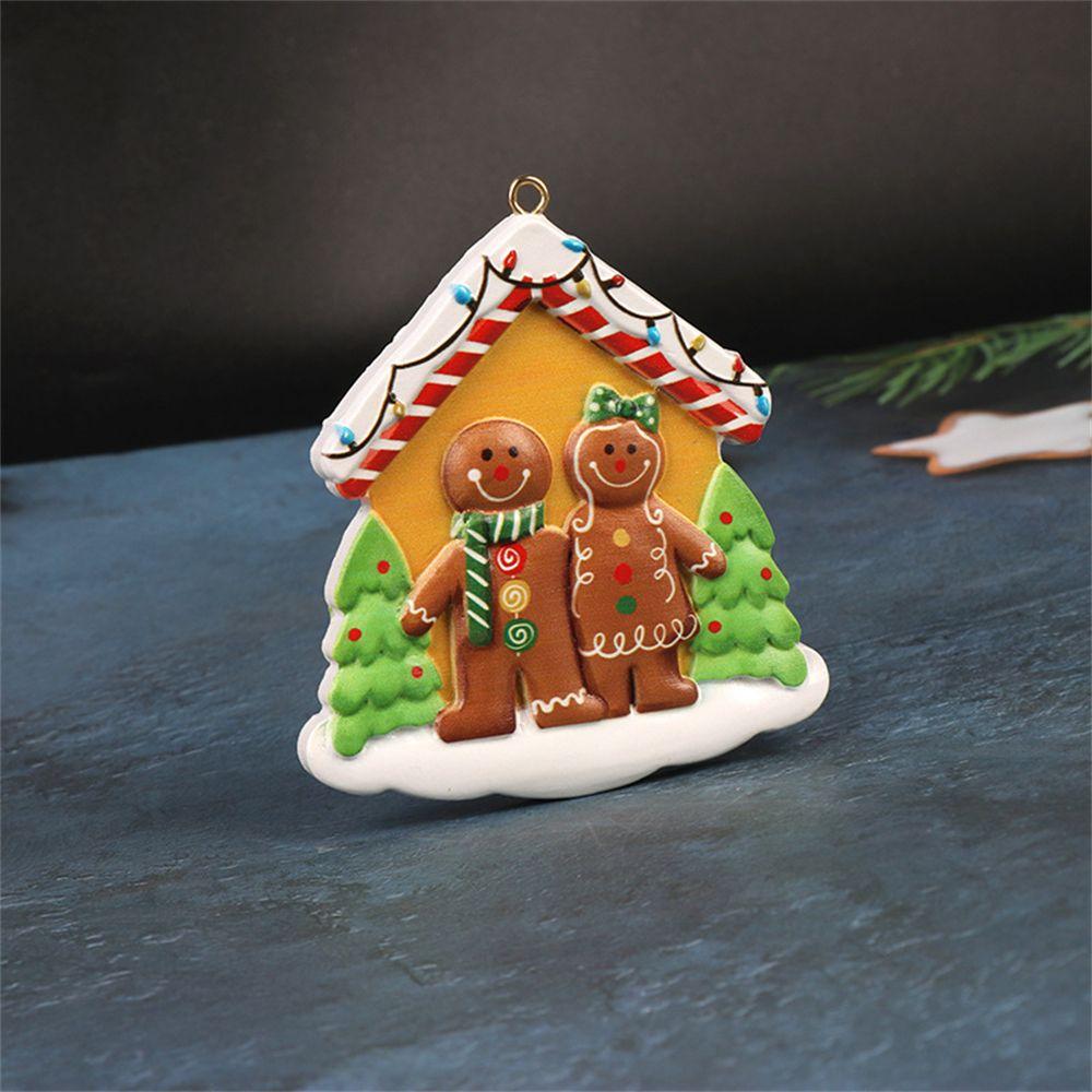 Name Party Supplies House Christmas Tree Ornaments Xmas Hanging Decoration Xmas Ornament Home Decor