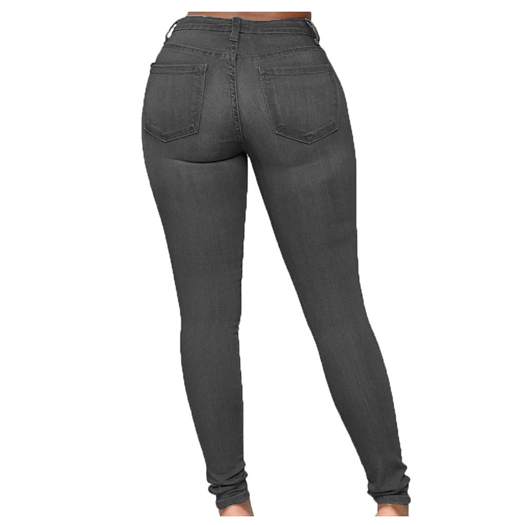 Women's Skinny Jeans Plus Size Fashion Casual Pencil Pants