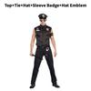Halloween Adult Costumes America Police Dirty Cop Shirt Fancy Cosplay Clothing