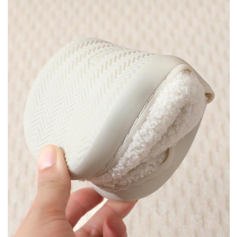 Women's Christmas Slippers Adorable Indoor Festival Gingerbread Man Embroidery Couple Winter Holiday Christmas Shoes