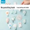 Camellia No-Punch Adhesive Hooks for Plugs & Keys