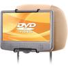 Car Headrest Mount Holder for Portable DVD Player, Fit Swivel Screen & Standard Laptop Style Portable DVD Player, Beige (DVD Player Is Not Included)
