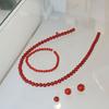 modernlike 14k gold jade stone bracelet 4mm