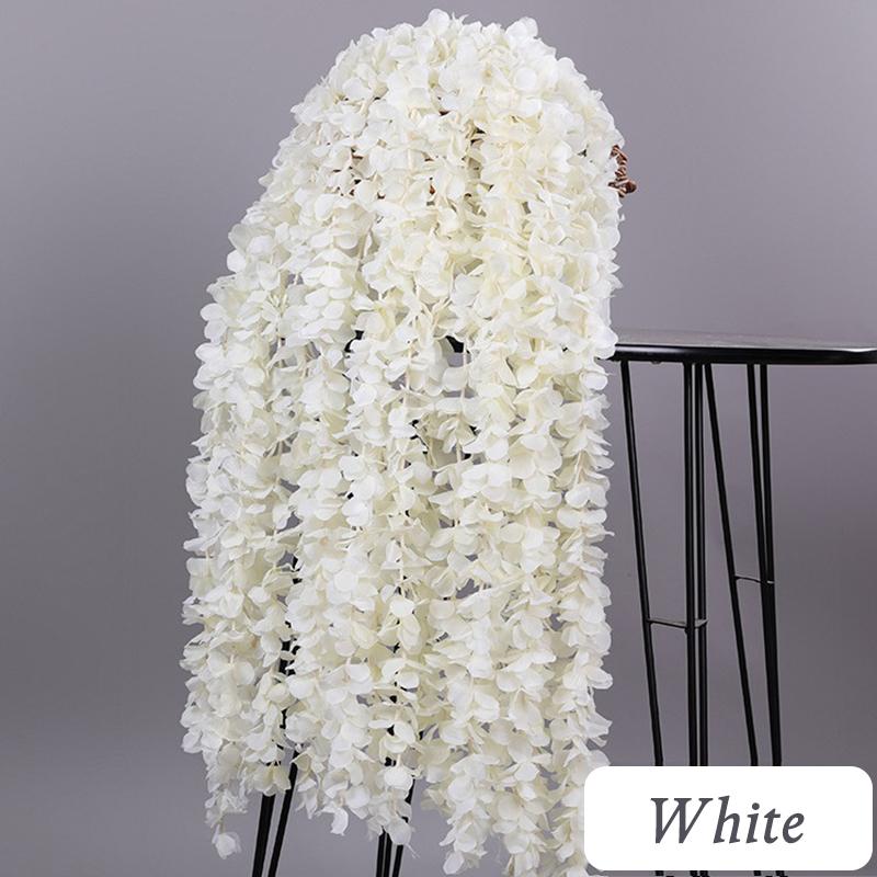 10 Pcs/pack 90cm Artificial Cherry Blossom Vine Fake Garland Silk Sakura for Party Wedding Ceiling Home Decor