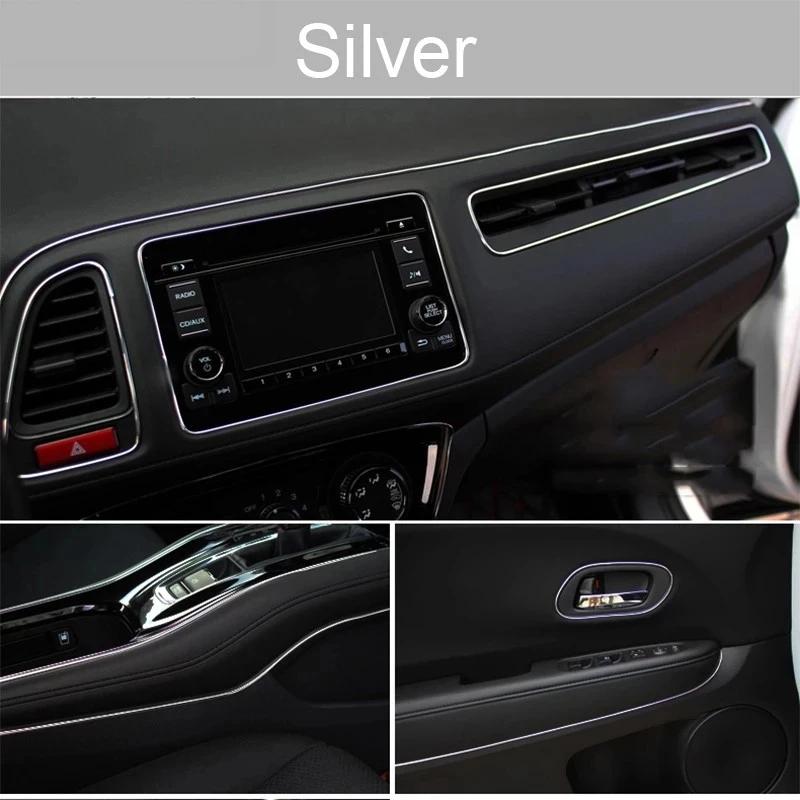 5m Car Decoration Soft Strip Decoration Instrument Panel Door Car Modeling Car Interior Decoration Strip Accessories