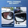 E90 Car For BMW 2pcs Carbon Fiber Car Rearview Mirror Rain Eyebrow Sticker For BMW M M3 M5 M6 X3 E46 E90 E39 F10 F20 F30 G20 E6