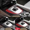 For BMW 5 Series E60 2005-2010 Car Interior Accessories Carbon Fiber Interior Car Gear Shift Panel Trim Cover Frame Stickers